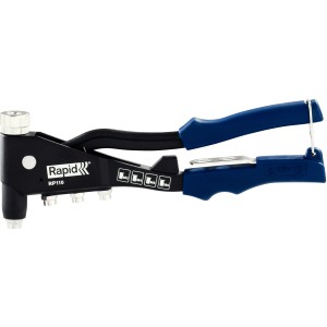 Rapid RP110 Nietmutterzange für M3, M4, M5, M6 Nietmuttern, mit blauem Griff.