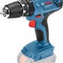 Bosch Professional Akku-Schlagbohrschrauber GSB 18V-21 C Solo, blau, ohne Akku.