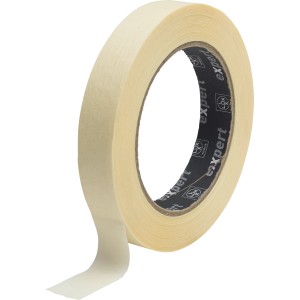 LUX Flachkrepp Expert, 50m x 19mm, auf Rolle. Klebeband für saubere Farbkanten.