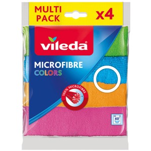 Vileda Allzwecktuch Mikrofaser Colors 4er Pack