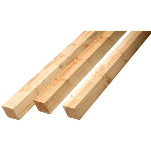 Rhombus-Fassadenprofile aus Douglasie, ideal für langlebige Holzverkleidungen im Außenbereich.