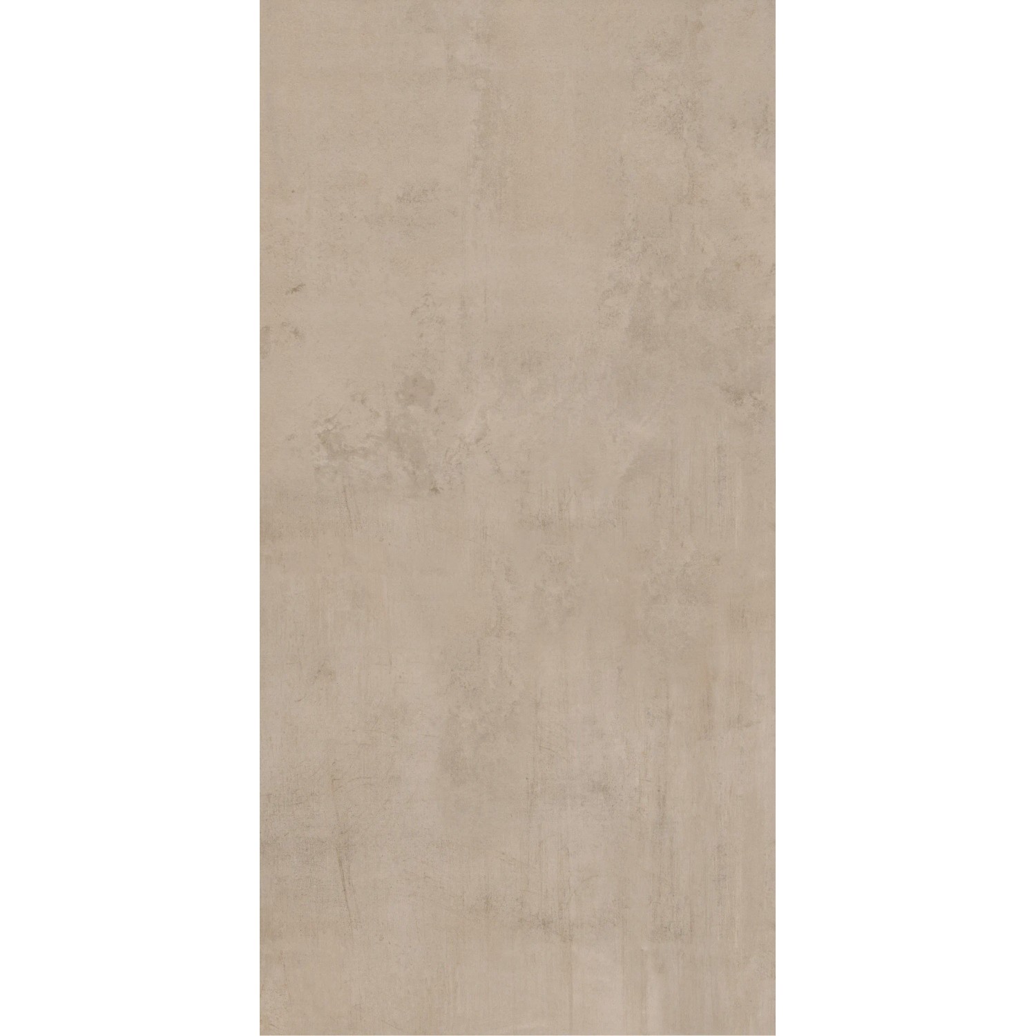 Bodenfliese Denver, Feinsteinzeug in Taupe, 60x120 cm, matte, glasierte Oberfläche in Betonoptik.