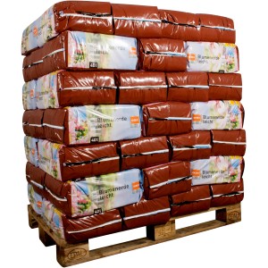 Palette OBI Blumenerde leicht, 56 Säcke à 40 l, Universalerde für Garten und Balkon.