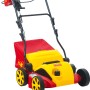 Wolf-Garten Elektro-Vertikutierer VA 378 E, 1800 W, rot und gelb. Für Rasenpflege und Lüften.