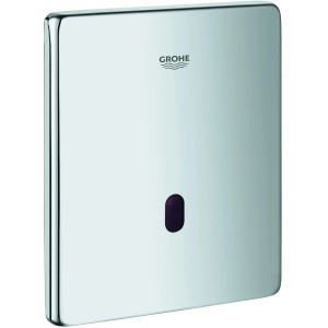 Grohe Tectron Skate Infrarot-Elektronik für Urinal, Chrom-Drückerplatte mit Sensor.