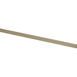 Fichte Flachleiste, 5x13x2400 mm, ideal für Bastelarbeiten und Modellbau.