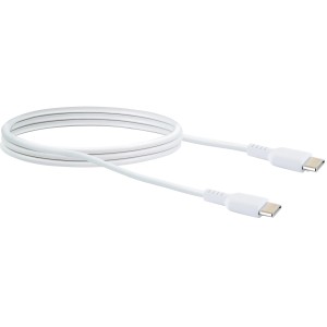 Weißes Schwaiger USB-C Sync- und Ladekabel für Computer & Multimedia.