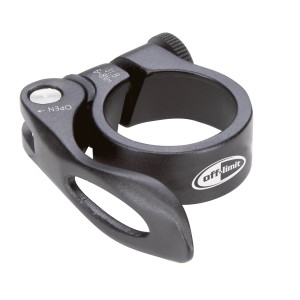 Fahrrad-Sattel-Klemmring Alu Schwarz