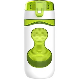 Grüne Tritan Trinkflasche Fresh, 500 ml, bruchsicher und spülmaschinenfest.