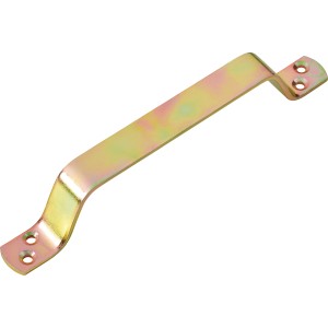 Gelb verzinkter Handgriff, 200 mm, für Kisten und Türen.