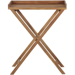Rechteckiger Siena Garden Gartentisch Astoria aus Akazienholz, 80x45 cm, ideal als Beistelltisch.