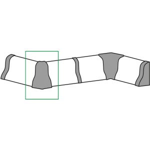 FN Neuhofer Außeneck für Sockelleisten FU018 Ahorn/Birke, 2er-Pack.