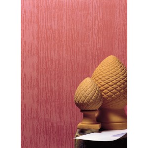 Wandgestaltung mit LUX Kreativ-Walze Faser: Effektfarbe und Strukturmuster in Rosa.