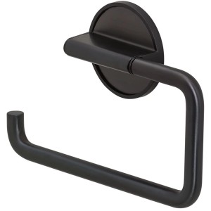 Tiger Tune Toilettenpapierhalter aus gebürstetem, schwarzen Metall.