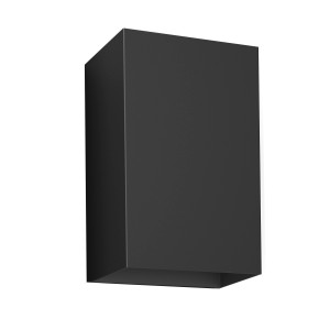 Schwarze Philips Hue LED-Wandlampe Resonate für den Außenbereich.