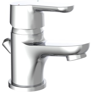 Schütte Waschbeckenarmatur Vico Chrom, Einhebelmischer für Waschtisch im Bad.