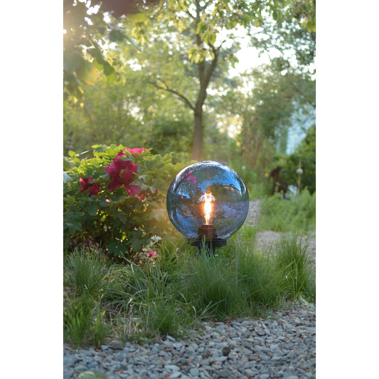 Kugellampe für Außen Kira Ø 20 cm mit Erdspieß EEK A++ E kaufen bei OBI
