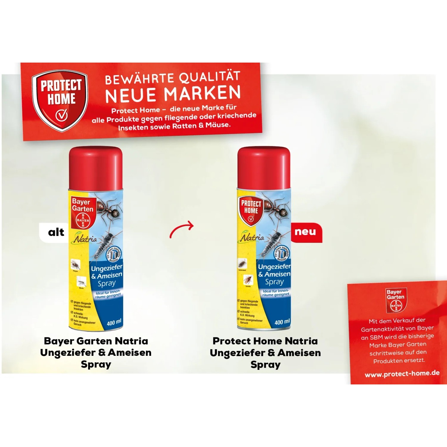 Protect Home Natria Ungeziefer & Ameisen Spray 400 ml kaufen bei OBI