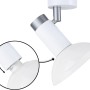 Weiße Paulmann Runa Deckenleuchte mit schwenkbaren Spots für GU10 Leuchtmittel. Wandlampe aus Metall.