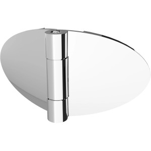 Schulte Badewannenaufsatz ExpressPlus Komfort, 2-teilig, Dekor Liane, Chromoptik, Detailansicht.