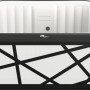 MSpa Soho AirJet Premium Whirlpool mit Hydromassage, aufblasbar, mit schwarzem Muster.