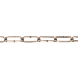 Rostfreie Conacord Schweißkette, Form C, V4A-Stahl, Ø 2 mm, Meterware.