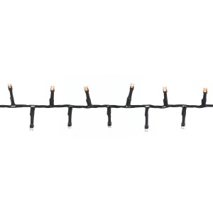 Luca Lighting Lichterkette mit warmweißen LEDs, 1100 cm lang, für Innen- und Außenbereich.