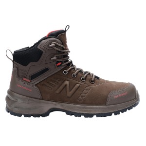 New Balance Sicherheitsstiefel Calibre S3L in Schoko, Größe 40. Arbeitsschuh mit Zehenschutz und wasserdichtem Obermaterial.