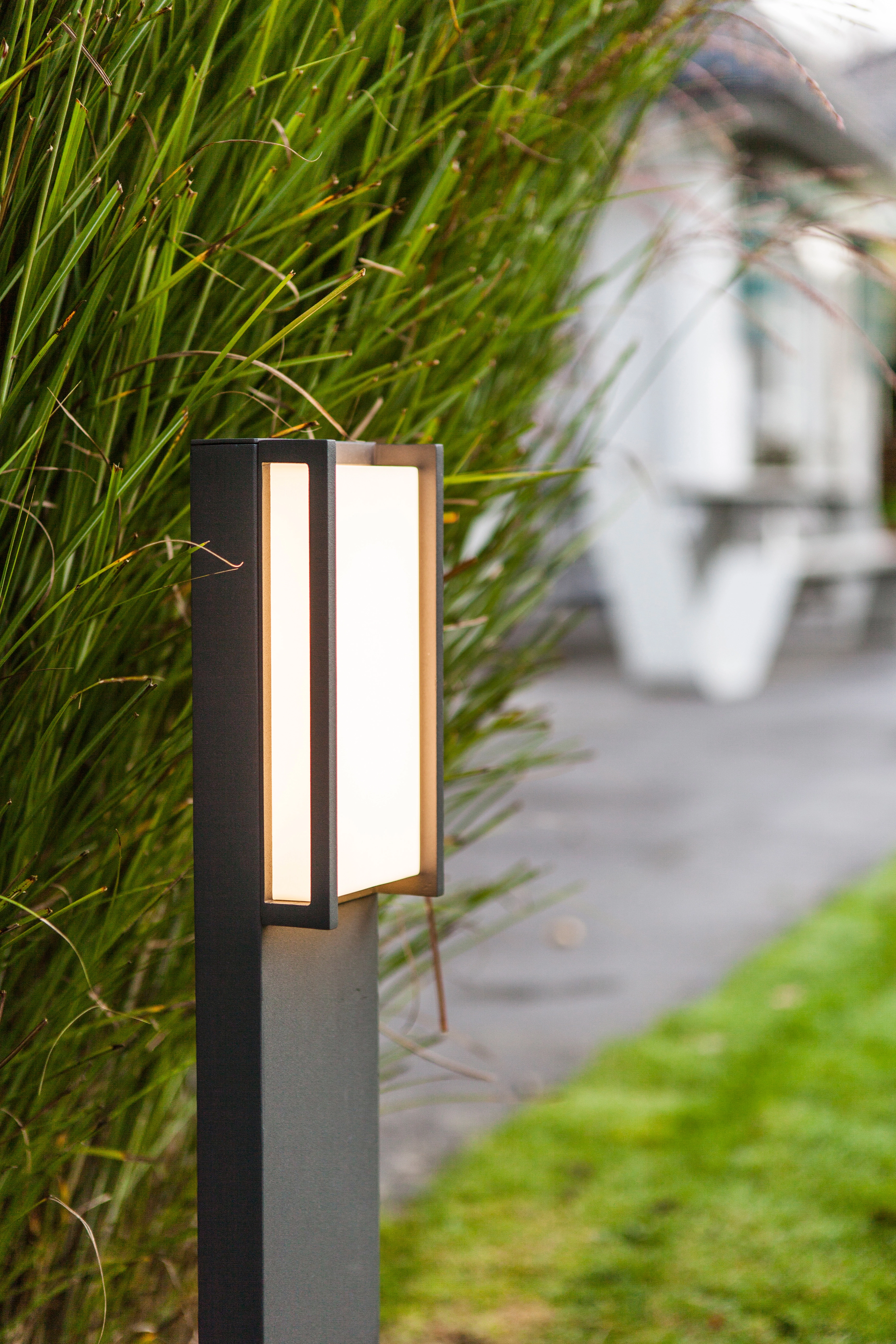 Lutec LED-Wegeleuchte Qubo kaufen bei OBI | Pollerleuchten