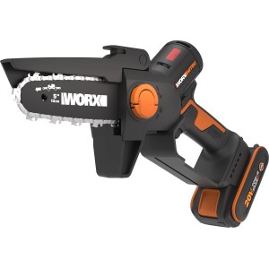 Worx Nitro WG325E Akku-Astsäge, Einhand-Heckenschere mit Akku und Ladegerät.
