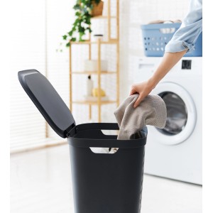 Rotho Wäschesammler Jona 55 l Anthrazit