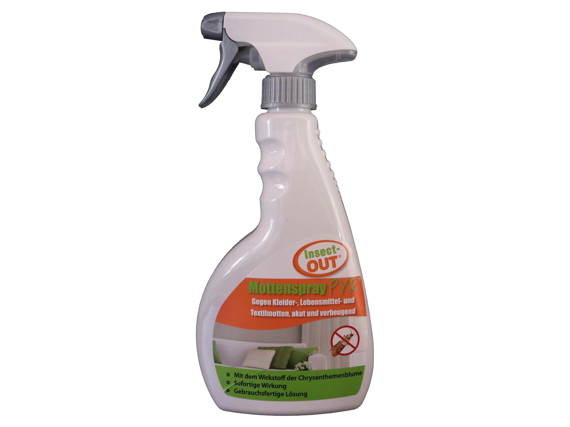 Spray Anti-Mites Insect-Out 500ml - À Base D'Extrait De Margosa/Pyréthrines - Neuf