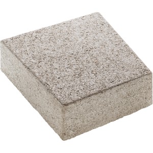Grauer Trapezstein 25x25x10 cm für Einfassungen, Mauern und kreative Gartengestaltung.