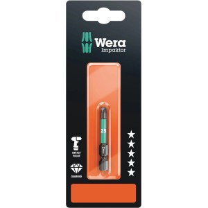 Wera Diamant Bit TX25, 50mm, Impaktor, für TX-Schrauben und Schlagschrauber.