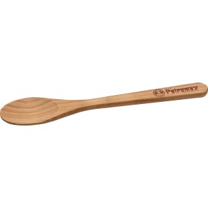 Petromax Holzlöffel aus Kirschholz mit Logo-Einbrand, ideal für Grill & Küche.