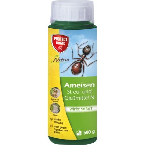 Protect Home Natria Ameisenmittel, Streu- und Gießmittel, 500g Flasche.