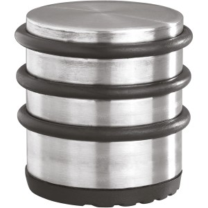 Wagner Boden-Türstopper Big Disk Tower EH 5072 Edelstahl-Optik Ø 70 mm x 70 mm