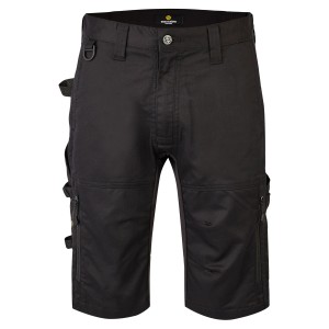 Schwarze Hans Schäfer Workwear Shorts Artemis Gr. 50 mit Taschen und Reißverschlüssen.
