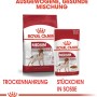 Royal Canin Medium Adult 7+ Trockenfutter und Feuchtfutter für mittelgroße Hunde.