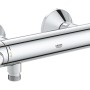 Grohe QuickFix Precision Flow Thermostat-Brausebatterie aus Chrom, Aufputzmontage.