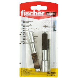 Fischer Porenbetonanker FPX-I M8, 2 Stück, für hohe Lasten in Porenbeton.