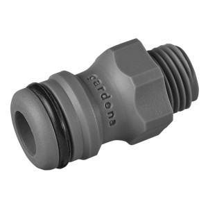 Gardena SB-Anschlussstück 13,2 mm (G 1/4'') für Bewässerungssysteme, Adapter aus Kunststoff.