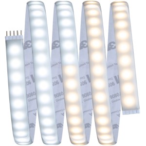 Paulmann MaxLED 1000 LED-Streifen Basisset mit Tunable White Funktion, verschiedene Weißtöne.