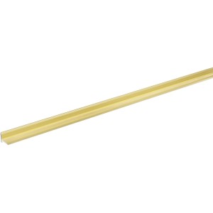 Abschlussprofil simple-fix, 900 mm, Champagner, selbstklebend, aus eloxiertem Aluminium.