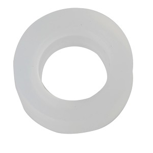 Transparente Kirchhoff Quetschdichtung aus Silikon, 13 mm (1/2) x 10 mm, 4er-Set.