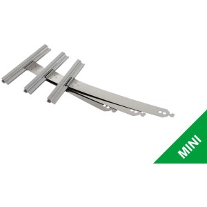 Schellenberg Rollladenaufhängung Mini aus Edelstahl, 3er-Set für Rollladenwelle 40mm.