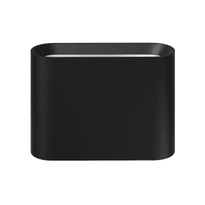 Schwarze Philips Hue Dymera LED-Wandleuchte für Innen & Außen, 23x16cm.