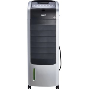 Ewt Ventilator, Luftkühler & Heizlüfter Multipro in Silber/Schwarz. Mobiler 3-in-1 Ventilator mit Kühl- und Heizfunktion.