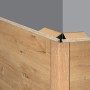 Egger Faltleiste Decowall FL008 Loveland Eiche für Wandverkleidung, Detailansicht Ecke.
