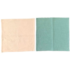 Boltze Servietten, 4er-Set in Beige und Grün, aus Baumwolle.